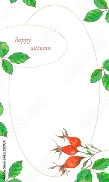 Obraz floral background with place for your text