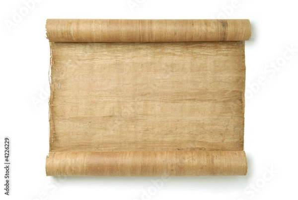 Fototapeta Rolled Scroll