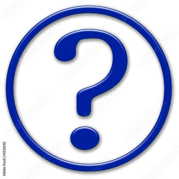 Fototapeta fragezeichen hilfe symbol