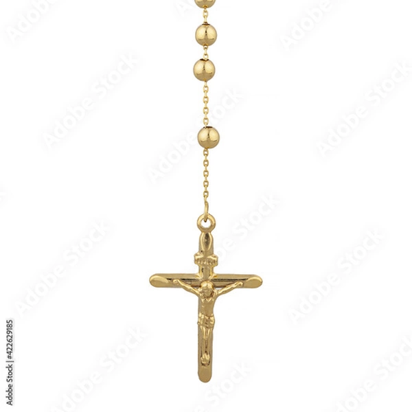 Obraz cross on a white background