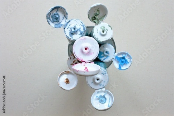 Obraz acrylic paint tubes