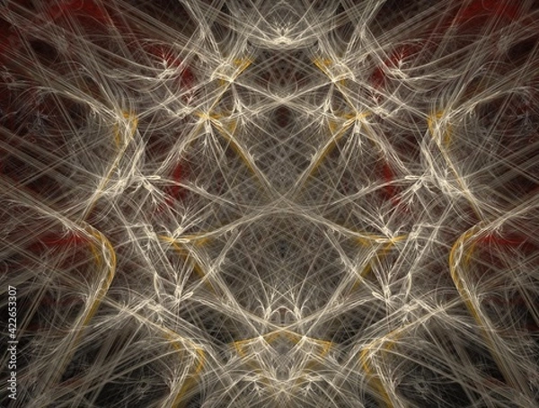 Fototapeta Imaginatory fractal background generated Image