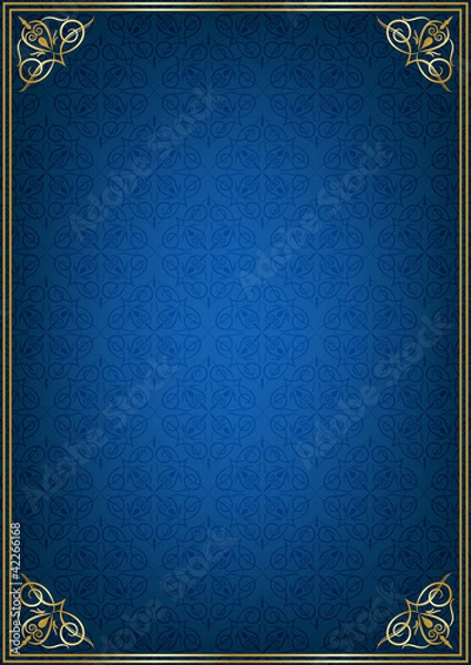 Obraz Soyut bitkisel çerçeve