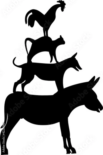 Obraz Muzycy z Bremy