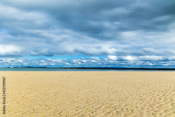 Obraz View of the beach at Sawyer Bay in Tasmania