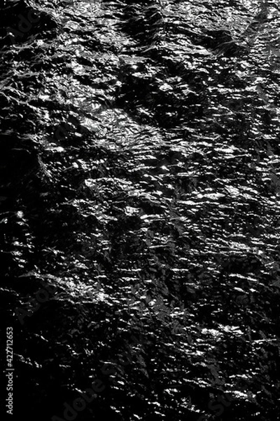 Obraz Shimmering Deep Dark Ocean Surface 