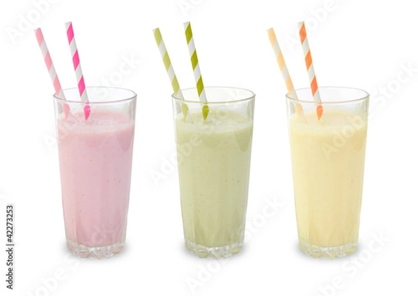 Obraz Three fruit smoothies