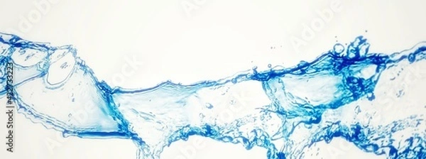 Obraz 青い水しぶき