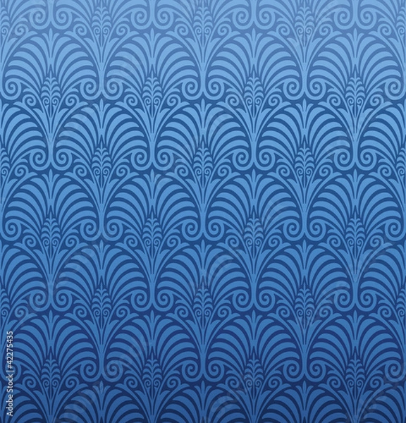 Fototapeta Seamless Art Nouveau pattern
