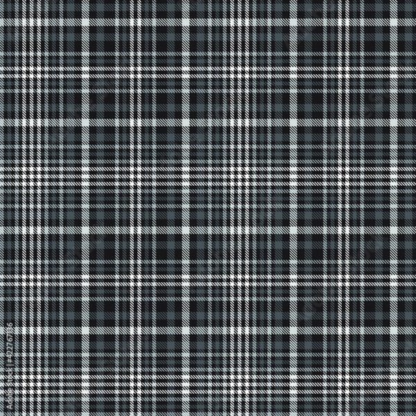 Fototapeta Black and White Ombre Plaid textured seamless pattern suitable for fashion textiles and graphics