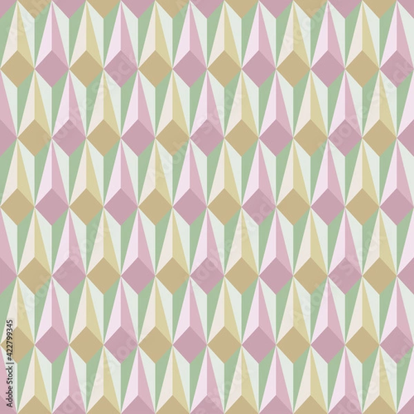 Fototapeta Geometric colorful pattern. Seamless vector background