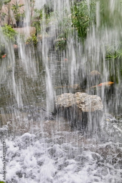 Fototapeta Looking Through the Waterfall