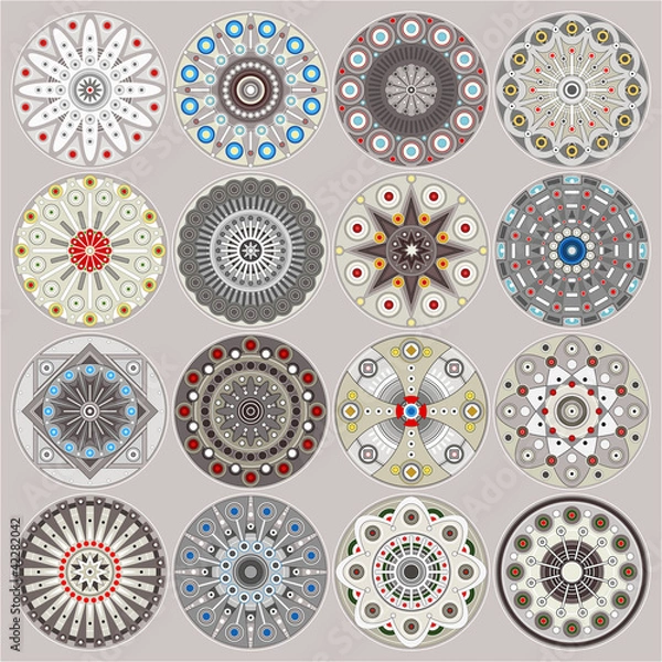 Obraz Ornamental circles decors