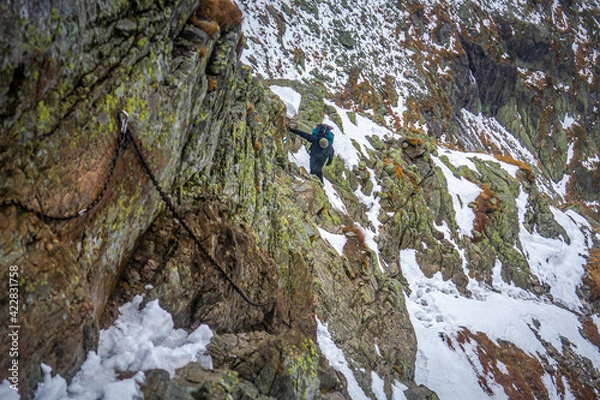 Obraz Szlak na Zawrat, Tatry
