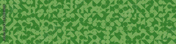 Fototapeta Abstract Geometric Pattern generative computational art illustration