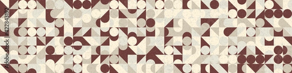 Fototapeta Abstract Geometric Pattern generative computational art illustration