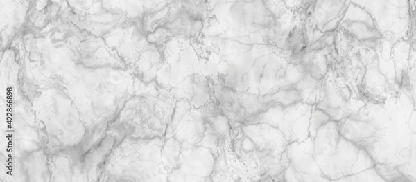 Fototapeta Marble background.White marble stone texture with gray shadow.