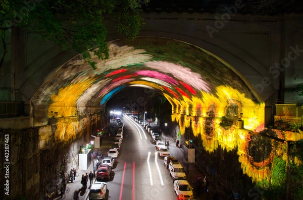 Obraz Vivid Sydney Tunnel