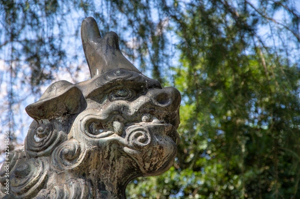 Obraz 熊野神社　狛犬