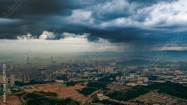 Obraz A dramatic sky from Malaysia.