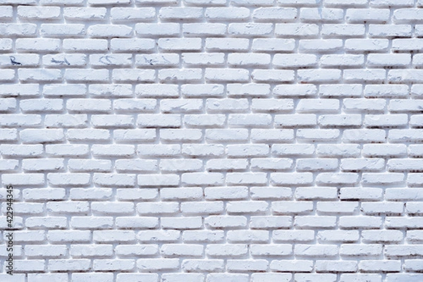 Obraz white brick wall
