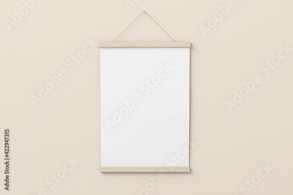 Fototapeta blank frame on wall