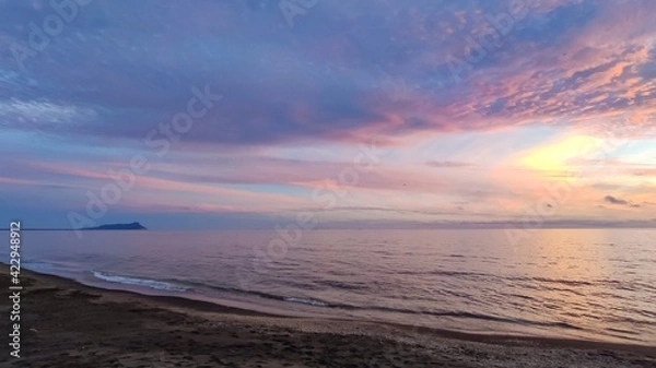 Obraz sunset over the sea