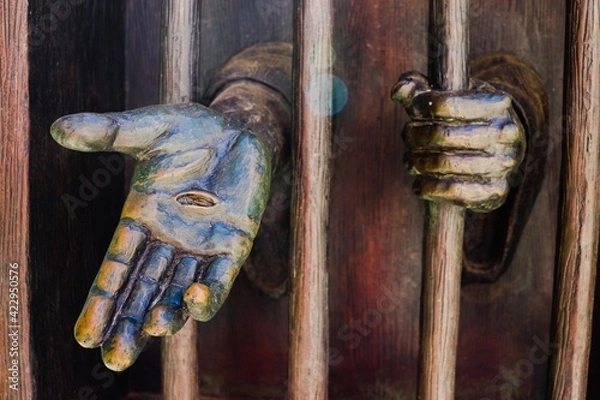 Obraz old door knocker
