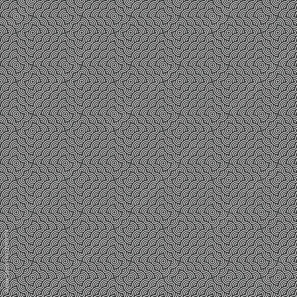 Obraz Geometric, beautiful, seamless pattern. Vector illustration