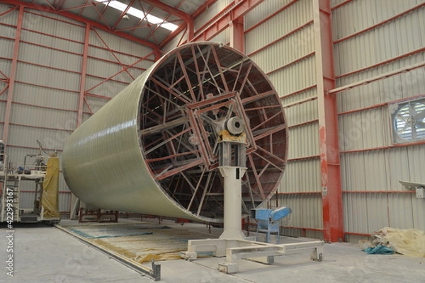 Obraz huge roll in production