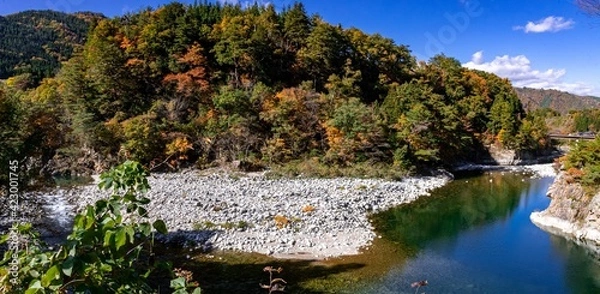 Fototapeta 世界遺産白川郷合掌造り集落