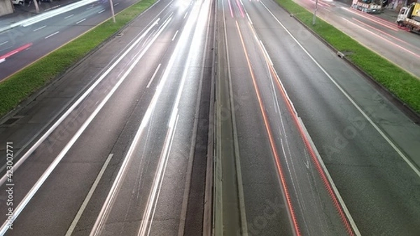 Fototapeta 고속도로의 밤