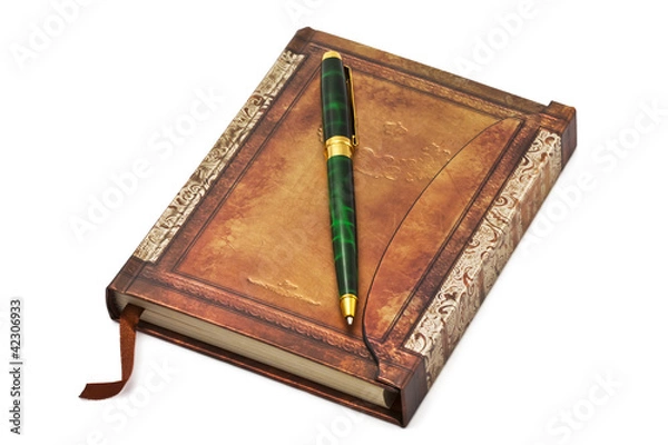 Fototapeta Notebook on a white background