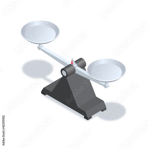 Obraz Scales with bowls