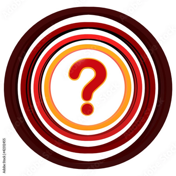 Fototapeta question sign