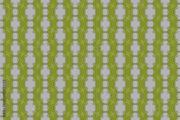 Fototapeta モザイク技法による幾何学的な模様のデザイン