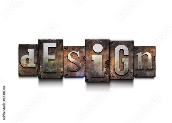 Fototapeta Design letterpress.