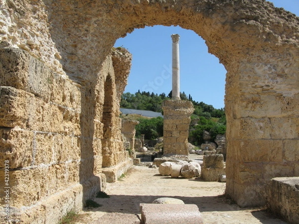 Obraz ruines de carthage