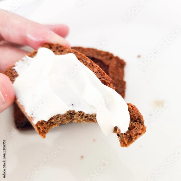 Obraz chocolate cake on plate