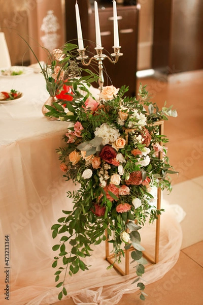 Obraz wedding table setting