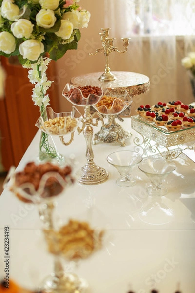 Obraz wedding table setting