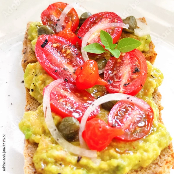 Obraz pizza with vegetables