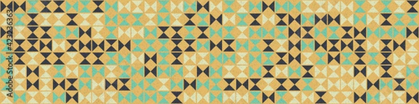 Fototapeta Abstract Geometric Pattern generative computational art illustration