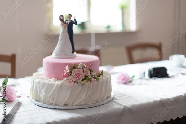 Obraz Hochzeitstorte bei einer Hochzeit