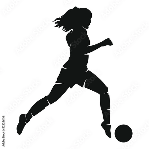 Obraz Footballeuse