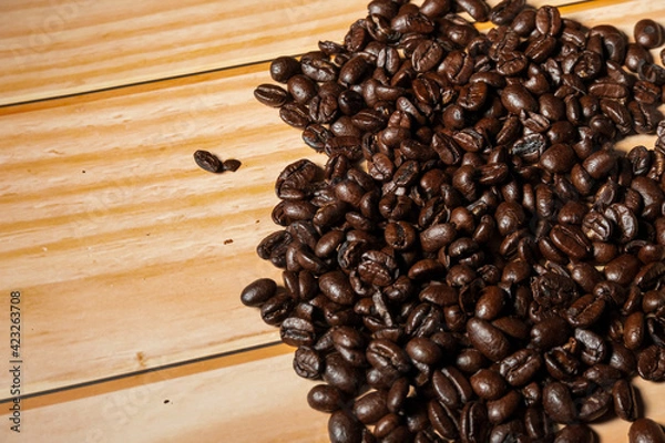 Obraz coffee beans background