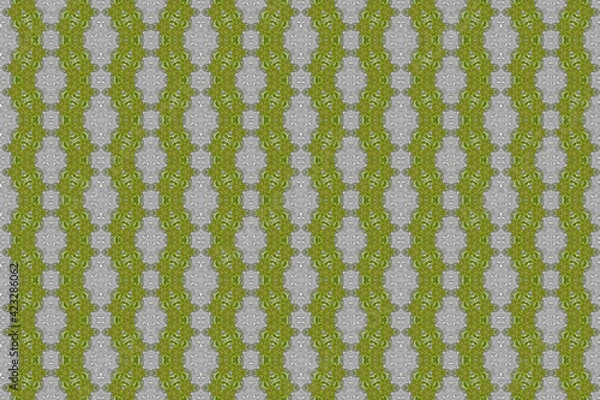 Obraz モザイク技法による幾何学的な模様のデザイン