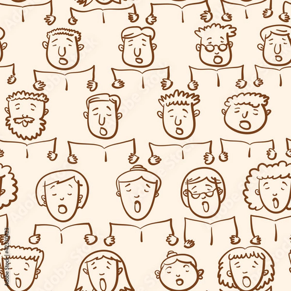 Obraz Wzór chóru mieszanego