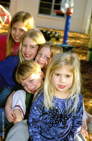 Obraz Children at playground