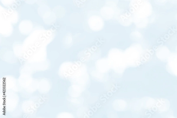 Fototapeta Abstract blur light blue background with soft shimmer for display, light blue bokeh, abstract background